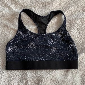 Polka dot sports bra